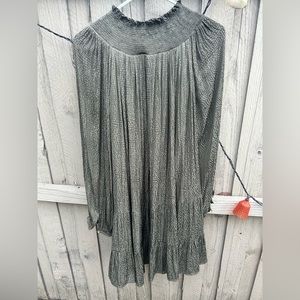 Loft Mini Green Dress